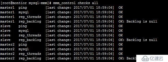 mysql 群集架構(gòu)mmm高可用群集及服務(wù)器上線