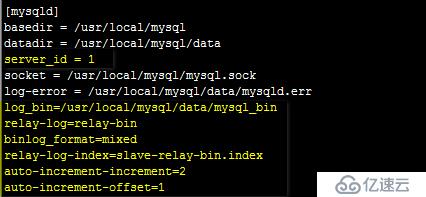 mysql主主复制及keepalived高可用群集