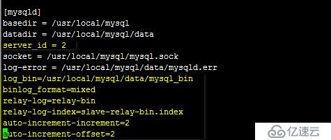 mysql主主复制及keepalived高可用群集