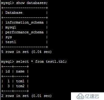 mysql主主复制及keepalived高可用群集