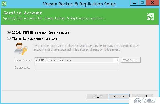 Veeam Availability Suite 9.5安装和配置