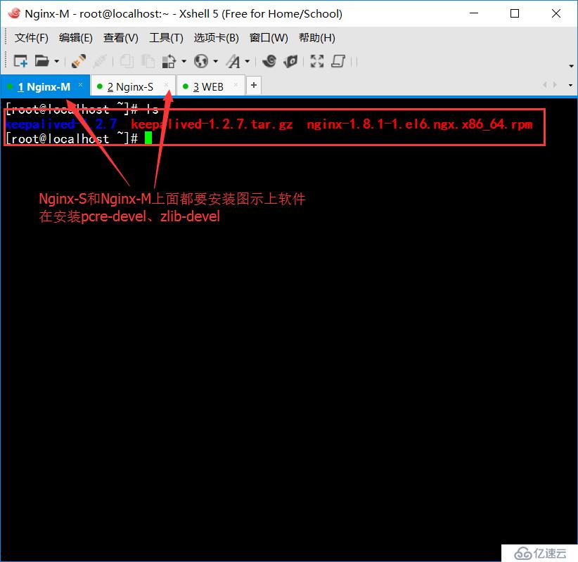 Nginx+keepalived（部分配置）