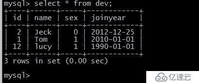 mysql之mariadb 基本操作