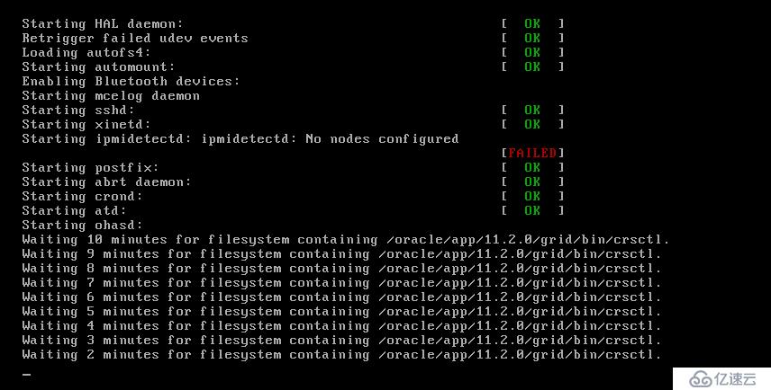 Linux服务器重启后crs_stat -t 命令无法正常使用以及解决思路