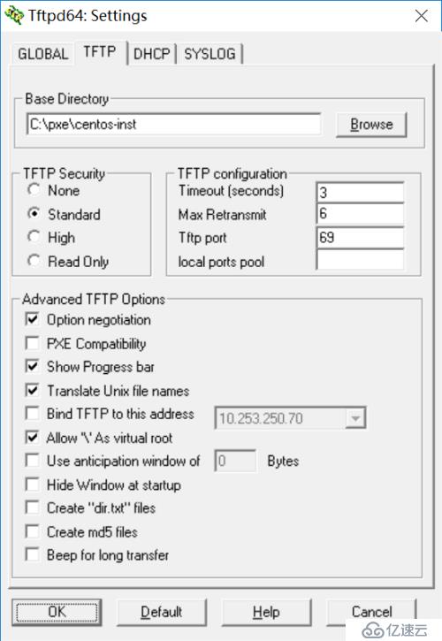 windows系统架设PXE+TFTP+HTTP安装CentOS 4.7 体验