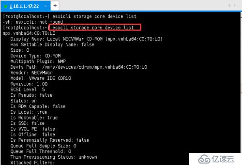 在vmware esxi6.5中将硬盘驱动类型由HDD变为SSD类型