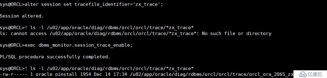 Oracle的跟踪文件(trace file)