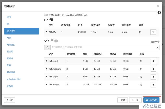 openstack create vm步驟