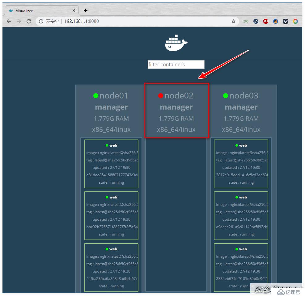 Docker swarm集群的安裝配置