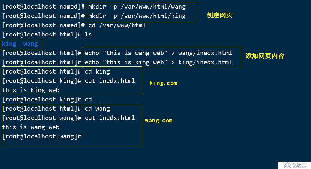 Nginx 虚拟主机之基于域名、端口、IP地址