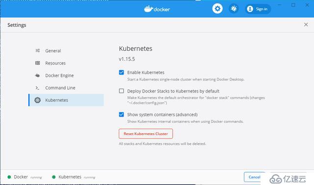 在Windows 10上安装Docker Desktop并启用Kubernetes