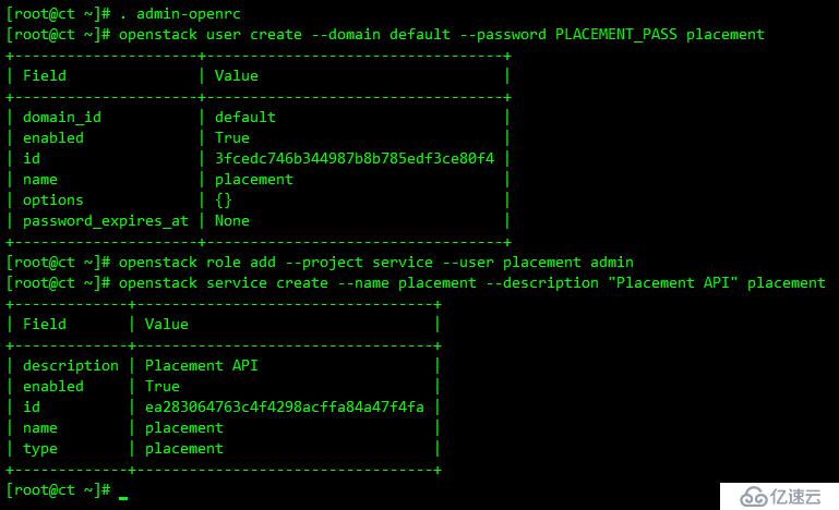 OpenStack Train版双节点安装（五）安装放置服务placement