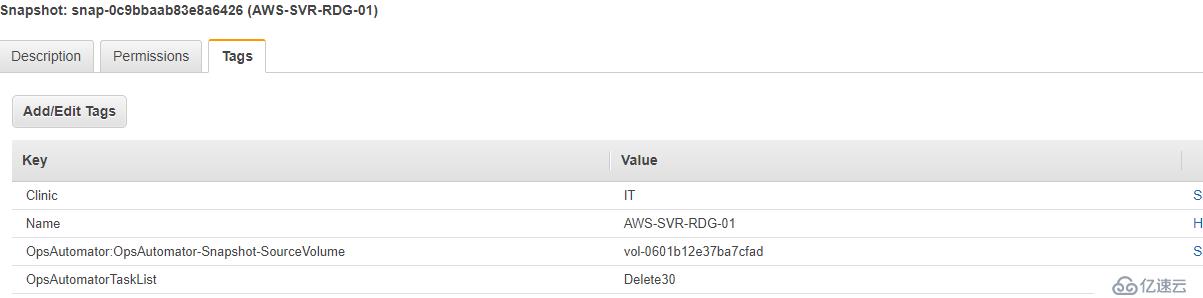 AWS Ops Automation 和自动化备份