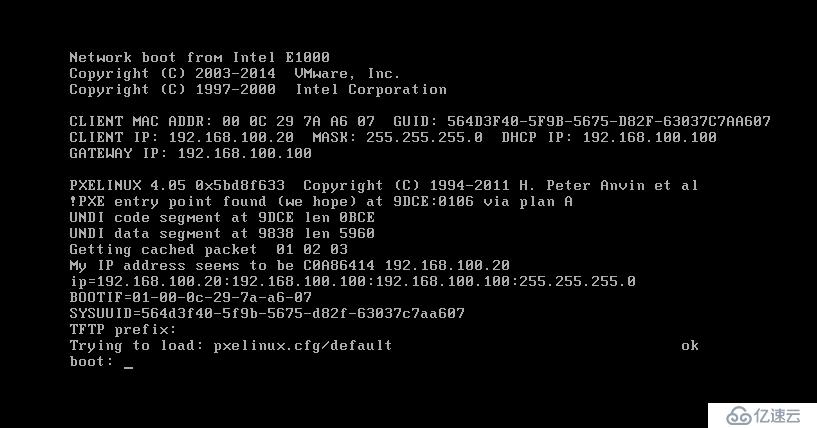 Linux系统PXE自动部署装机与kickstart无人值守