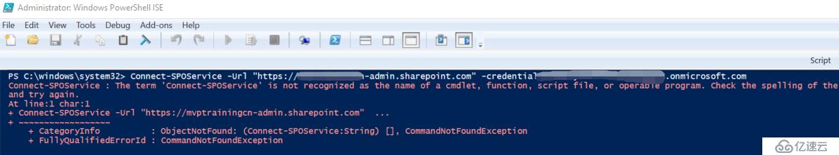 SharePoint Troubleshooting：Connect-SPOService 命令失败