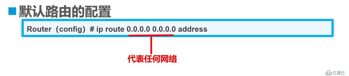 静态路由及默认路由详解