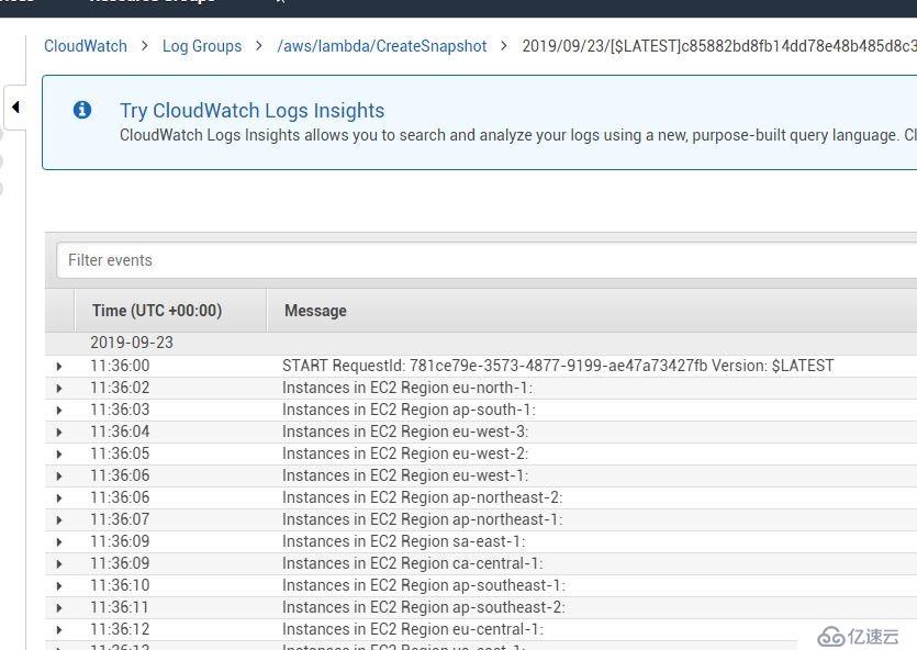 Lambda，AWS和Python的自动化管理操作 - 自动创建快照，删除快照