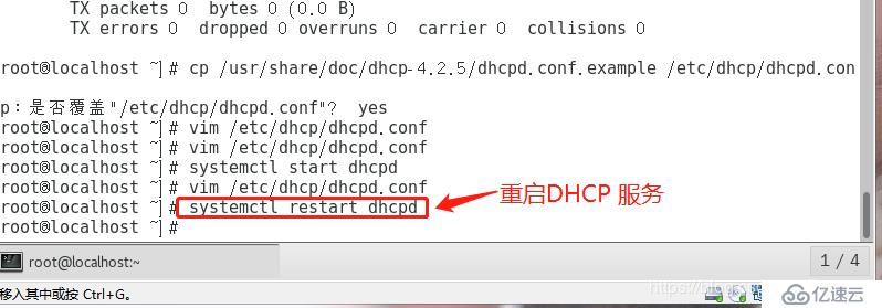 Linux Centos7 综合实验（DNS+DHCP+WEB)