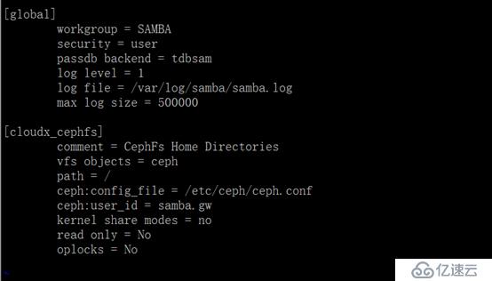 Cephfs+Samba构建基于Ceph的文件共享服务