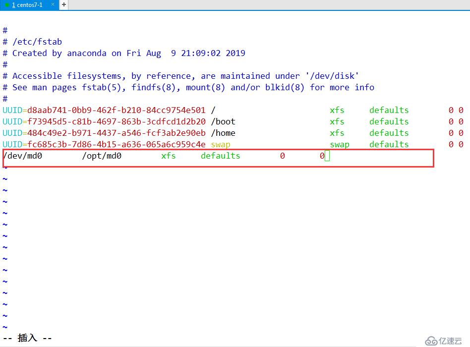 Centos 7磁盘阵列简介及Raid0，Raid1，Raid5，Raid6，Raid 10的创建