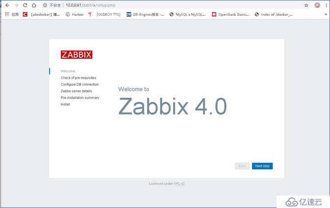 安装zabbix-4.0-LTS（Apache+mariadb）