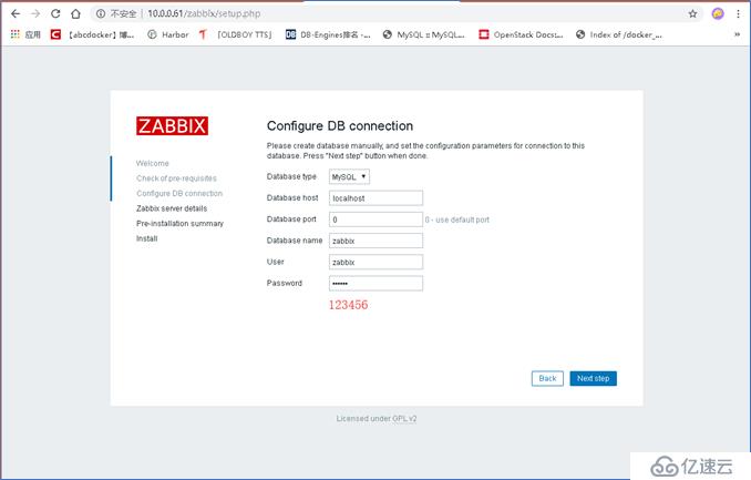 安装zabbix-4.0-LTS（Apache+mariadb）