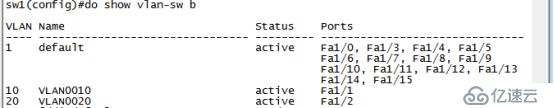 小型實驗組合（VLAN+Trunk鏈路+三層交換）