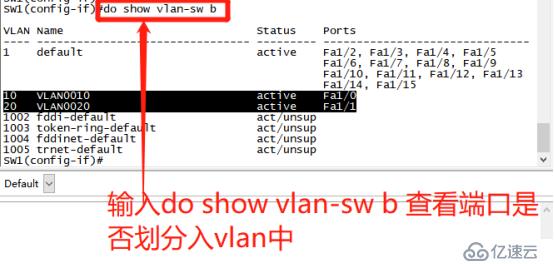 通过Trunk链路实现跨VLAN的通信