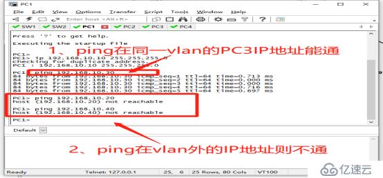 通过Trunk链路实现跨VLAN的通信