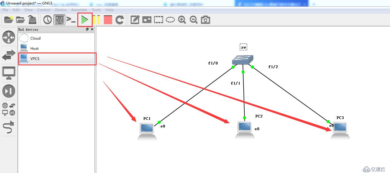 配置VLAN，分割廣播域