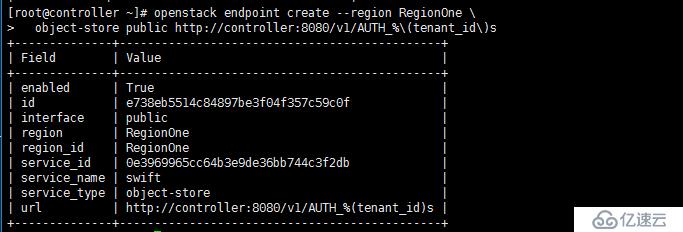 Openstack O版 配置swift对象存储服务