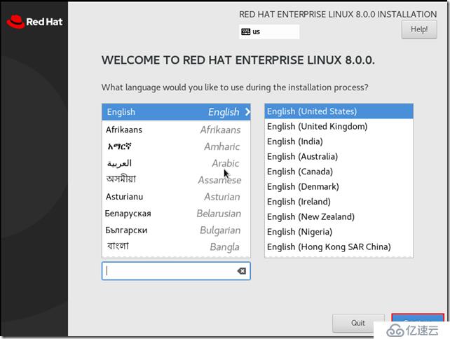 Red Hat Enterprise Linux 8.0.0(RHEL8.0)最小化安裝與設(shè)置