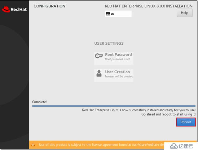 Red Hat Enterprise Linux 8.0.0(RHEL8.0)最小化安装与设置