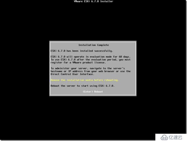 VMware ESXi 6.7安装配置