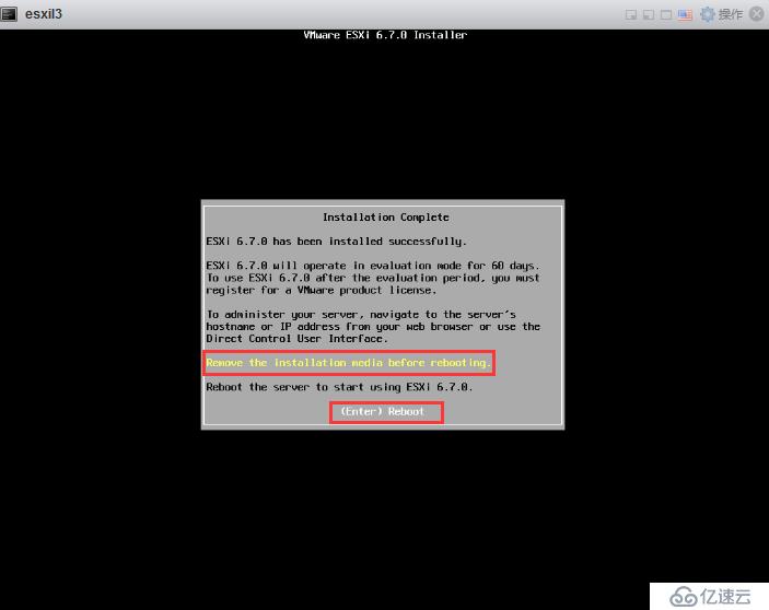 ESXI6.7安装及注意事项
