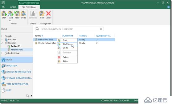 Veeam  Replication Failover and Failback总结