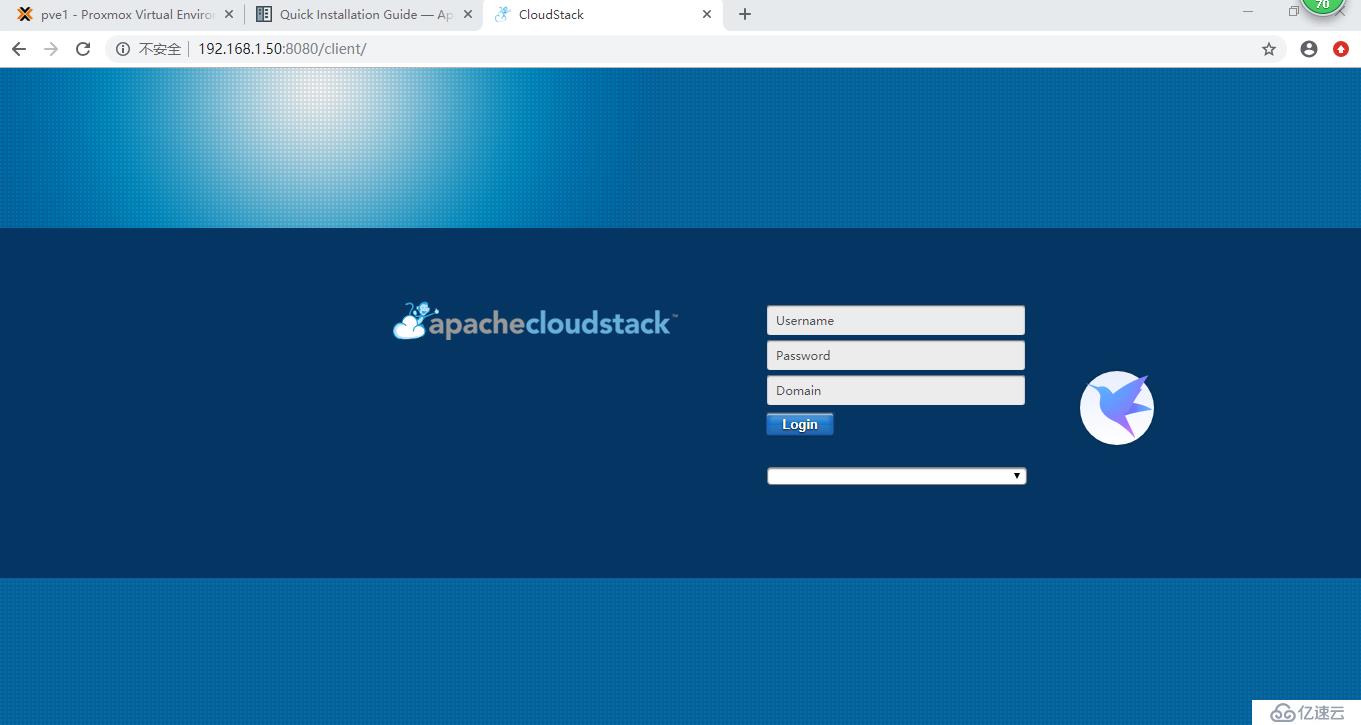 Cloudstack  之 单节点安装概念验证