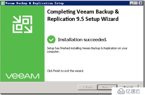 Veeam B&R v9.5 u3a 1922升级至V9.5 U4 2615