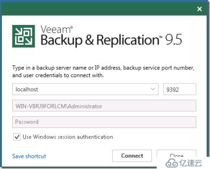 Veeam B&R v9.5 u3a 1922升级至V9.5 U4 2615