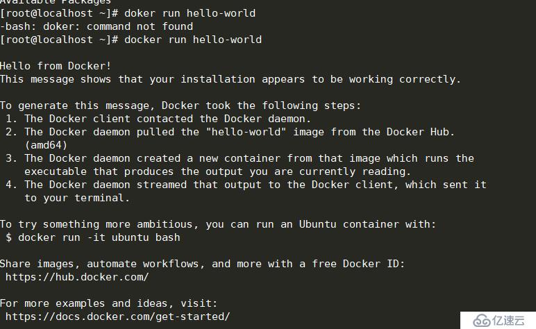 centos7上简单docker ce安装和简单配置