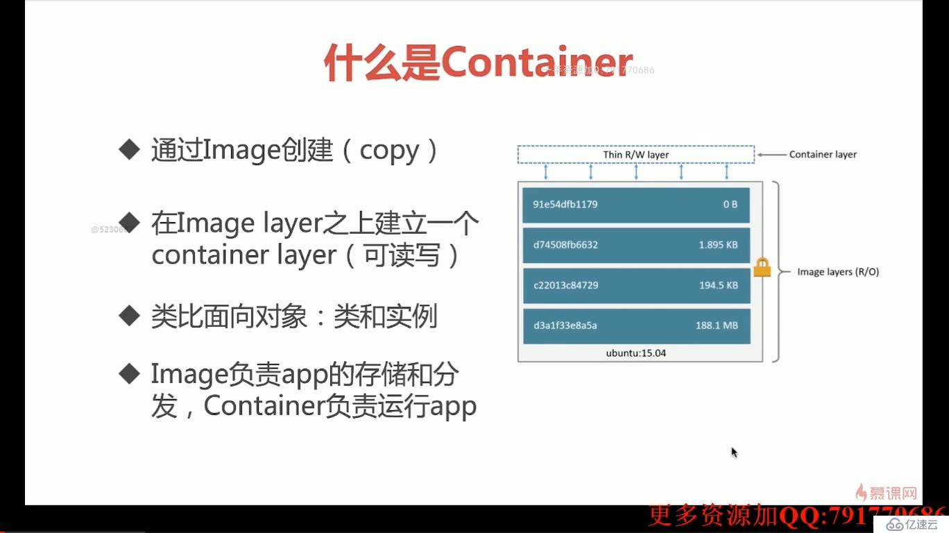 docker学习之初识container