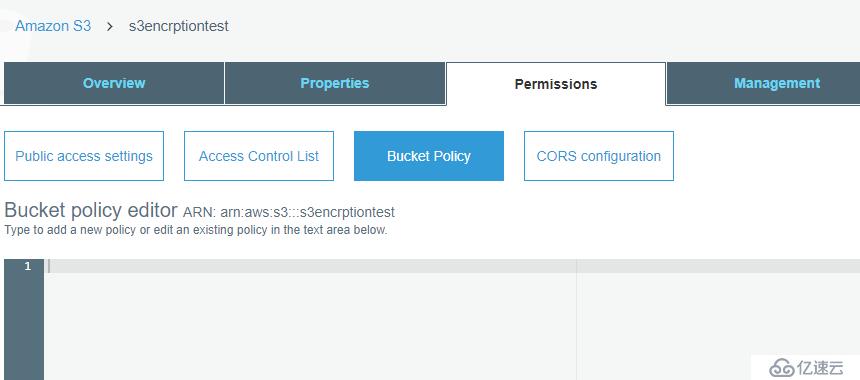 AWS S3 設(shè)置 Bucket Policy 強(qiáng)制加密