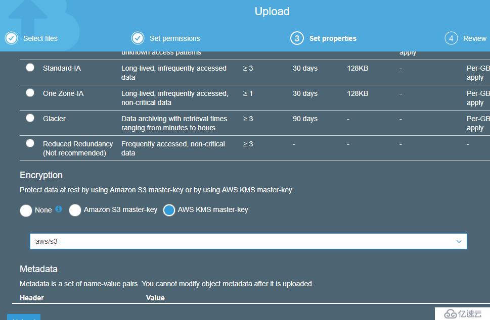 AWS S3 设置 Bucket Policy 强制加密