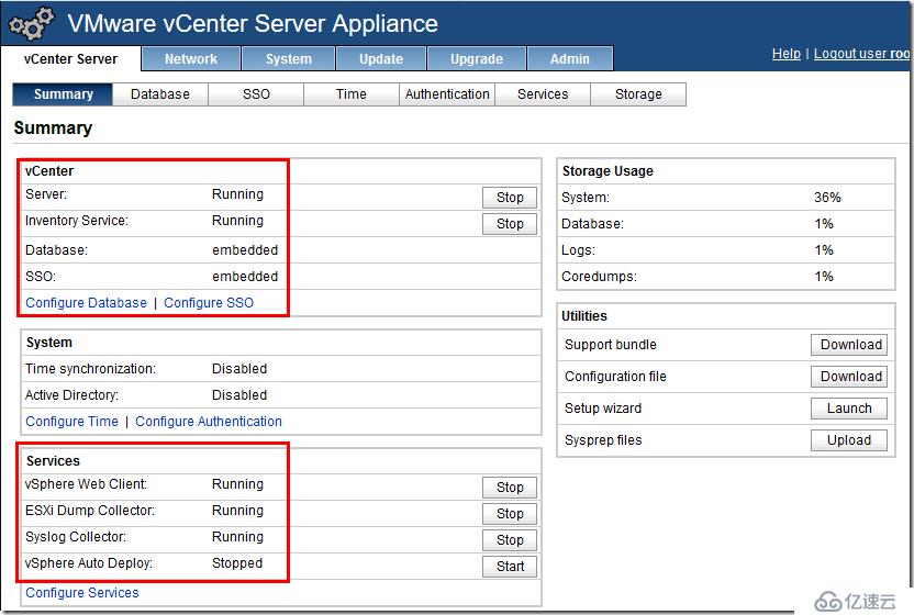 配置 vCenter Server Appliance 5.5