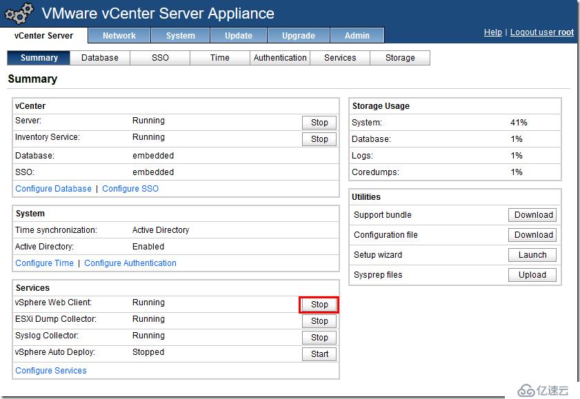 配置 vCenter Server Appliance 5.5