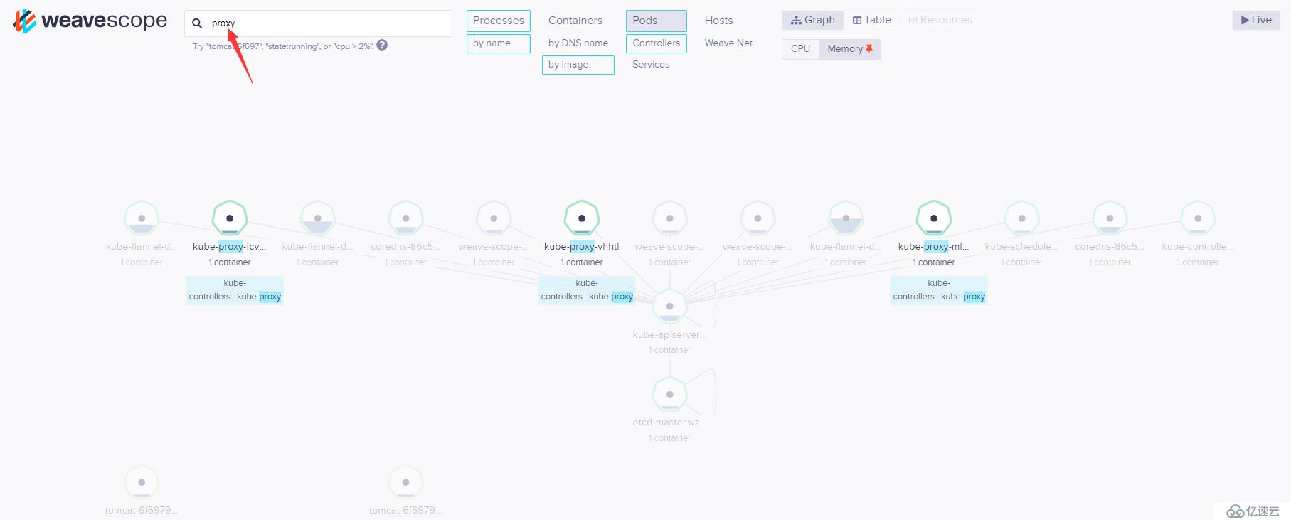 Kubernetes 使用 Weave Scope 监控集群(十七)