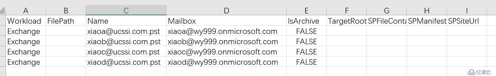 Office365跨訂閱遷移郵箱-批量導(dǎo)入用戶PST文件