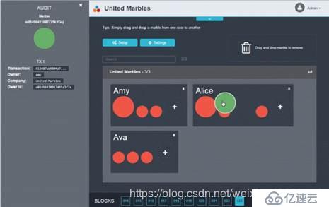 使用Marbles弹珠游戏模拟区块链资产转移