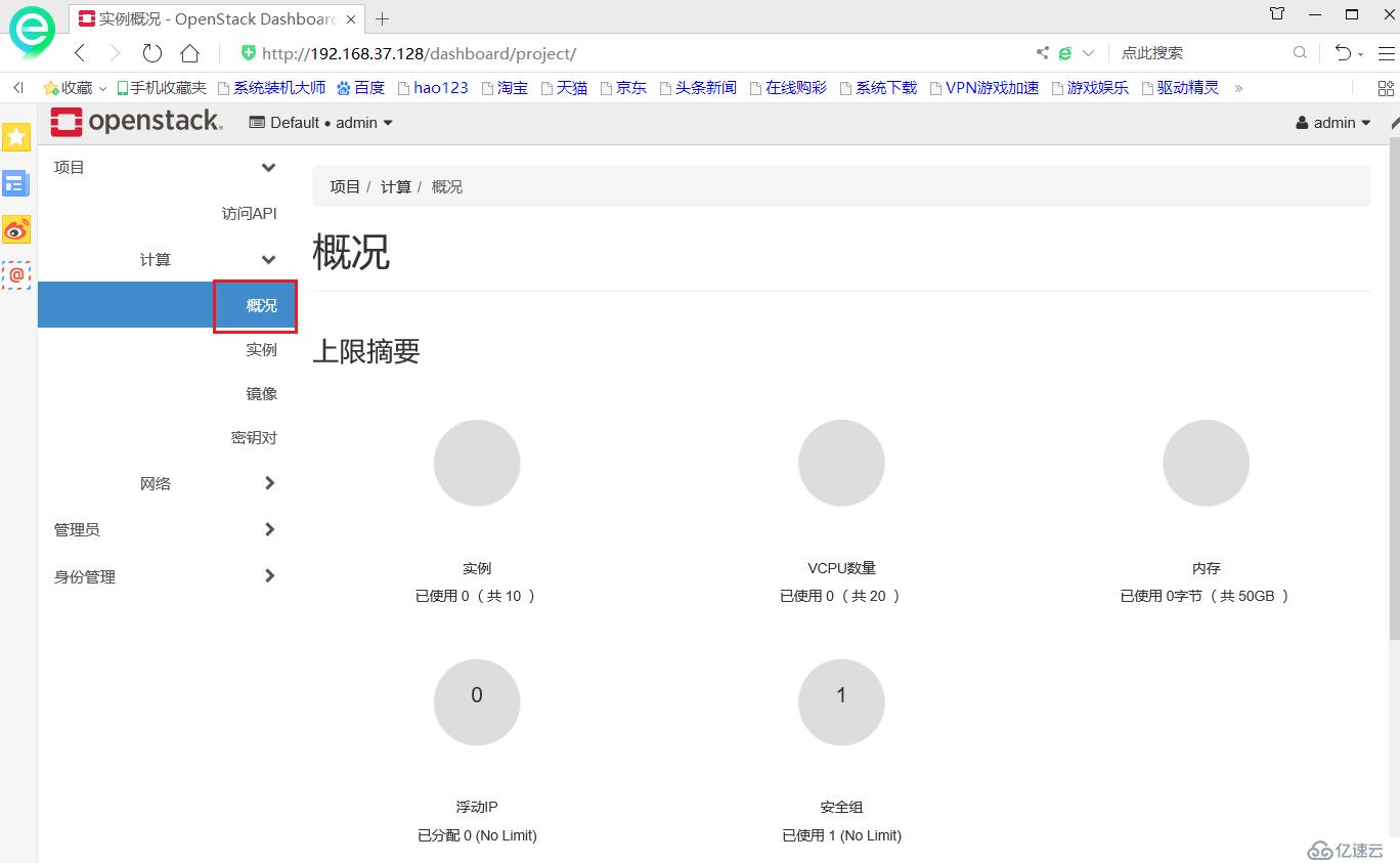 OpenStack架构----horizon组件（五）