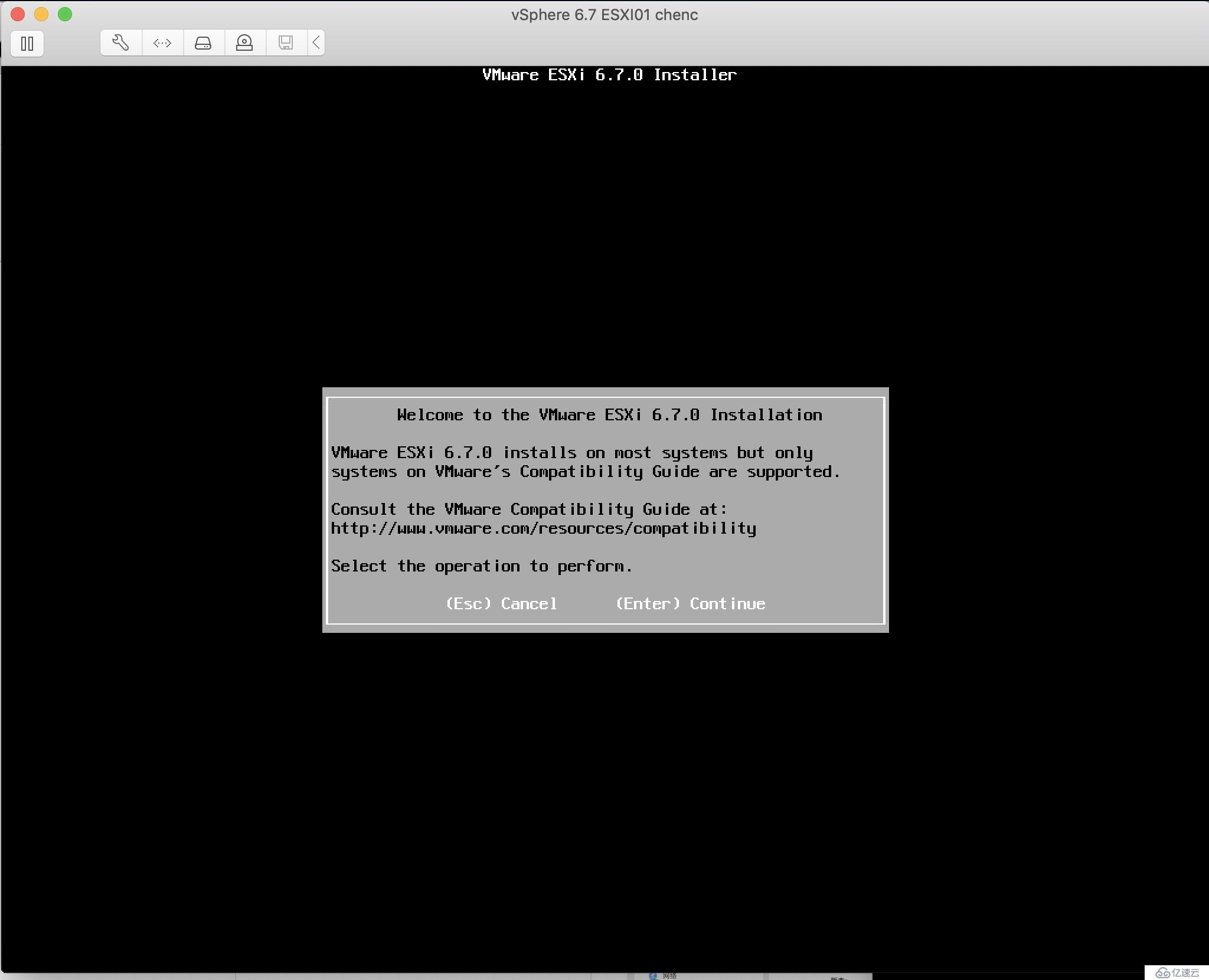 VMware：vSphere 6.7（ESXI 6.5）安装步骤